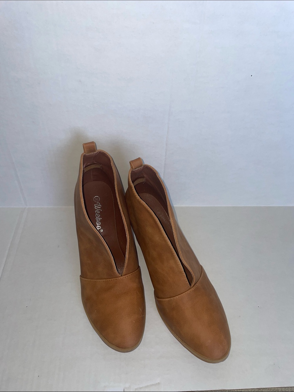 Wedge Ankle Booties in Tan by Weebo Women’s Sizes 10